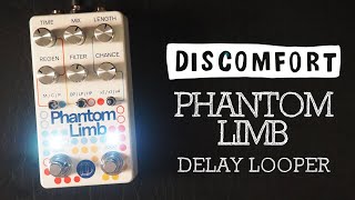 Video thumbnail for Discomfort Designs Phantom Limb Delay Looper by Pedal of the Day