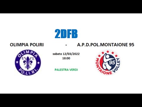 2DFB - OLIMPIA POLIRI vs A.P.D.POL.MONTAIONE 95