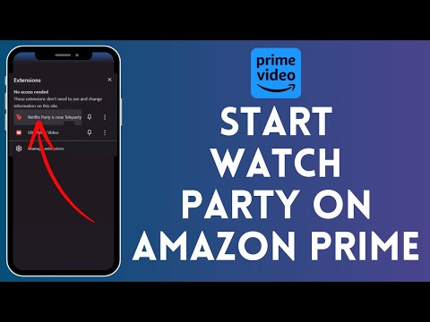 How to Start Watch Party on Amazon Prime (2024) | Amazon Tutorial