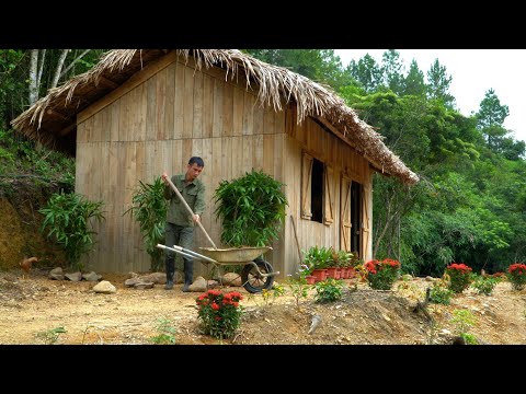 #82 Plant more flowers and plants in the garden, Arrange stones into flower beds, Live With Nature