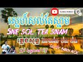 Sne Sol Tea Snam Karaoke ស្នេហ៏សល់តែស្នាម ភ្លេងសុទ�