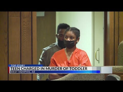 19-year-old charged in toddler's death appears in court