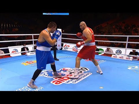 Round of 16 (+91kg)  HOVHANNISYAN Gurgen (ARM) vs BABANIN Maksim (RUS) /AIBA World 2019