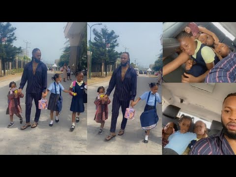 "Daddy's Duty" FLAVOUR Pickup His Girls From School & Made Karaoke In The Car