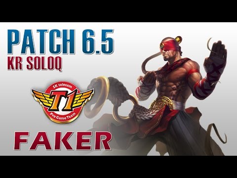 SKT T1 Faker - Lee Sin Jungle - KR SoloQ
