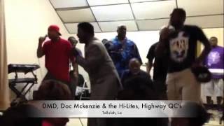 Darrell McFadden & the Disciples (DMDtv) sharing the stage with Doc Mckenzie & the Highway QC's