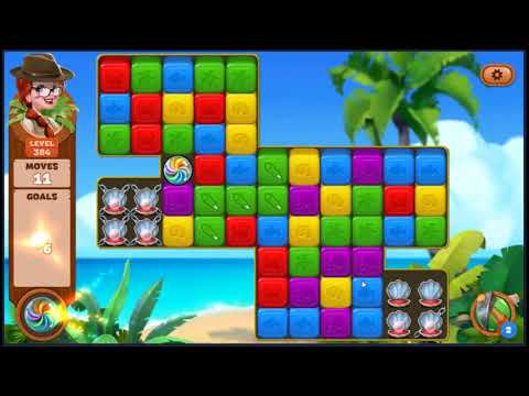 Lost Island Blast Adventure Level 384 - NO BOOSTERS 🏝️ | SKILLGAMING ✔️