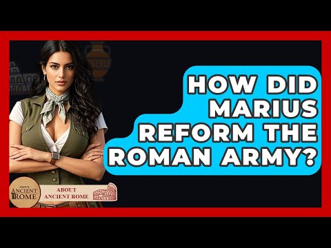 How Did Marius Reform The Roman Army? - All About Rome