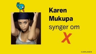 Halfdan Rasmussens kendte ABC-rim: X - sunget af Karen Mukupa