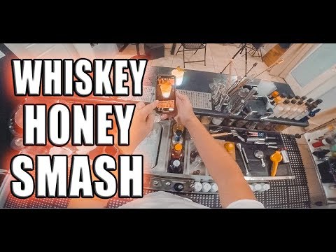 Whiskey Honey Smash