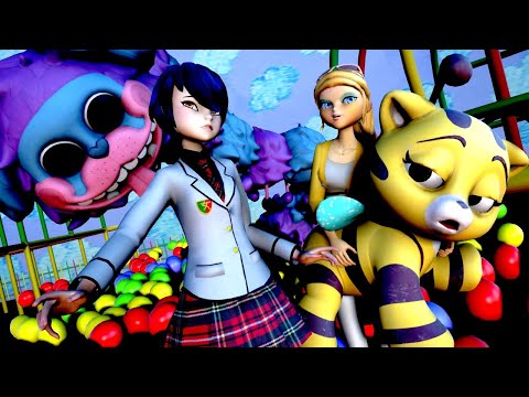 [MLB x Poppy Playtime] Kagami & Chloe transformations (Cat-bee & Pug a Pillar)