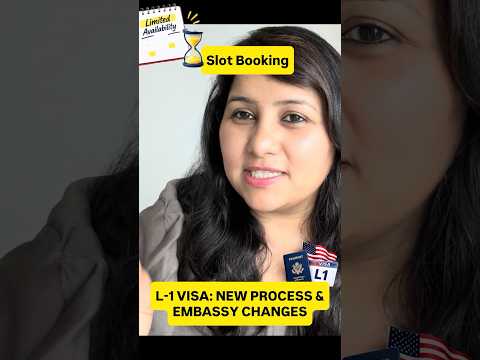 Why can't I find an L1 visa appointment slot in 2026?