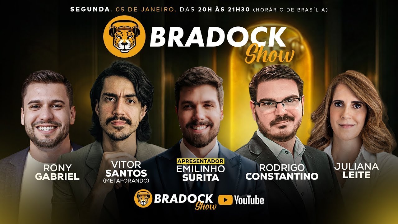 Bradock Show 05/01/26 - Emilinho Surita, Constantino, Rony Gabriel, Vitor Santos e Juliana Leite