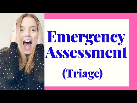 EMERGENCY ASSESSMENT (TRIAGE) USING THE ABCDE PRINCIPLE
