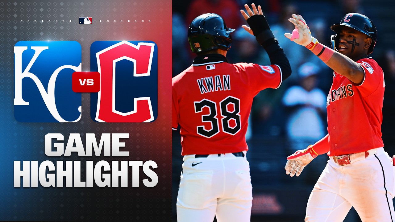 4월9일 클리블랜드 캔자스시티 MLB 하이라이트