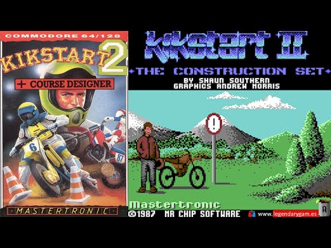 Kikstart 2 - The Construction Set - C64 - Commodore 64 - Let's Play (1987) - Full Tournament