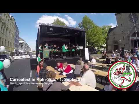 Carreefest 2018 - Musikcorps Kölner Husaren grün-gelb - Große Sülz-Klettenberger e.V.