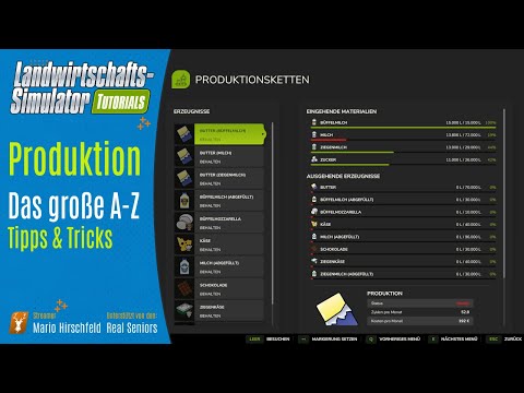 Das A-Z der Produktionen im LS25: So wird es gemacht!