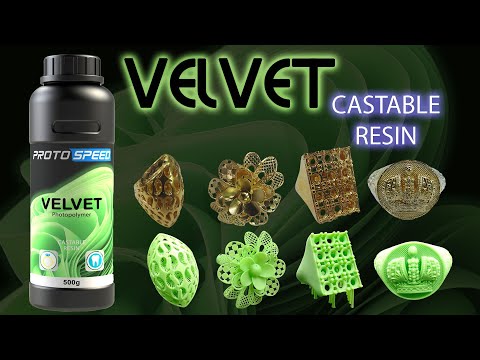 Introducing Velvet - The Best Castable Resin For 3D Printing & Casting