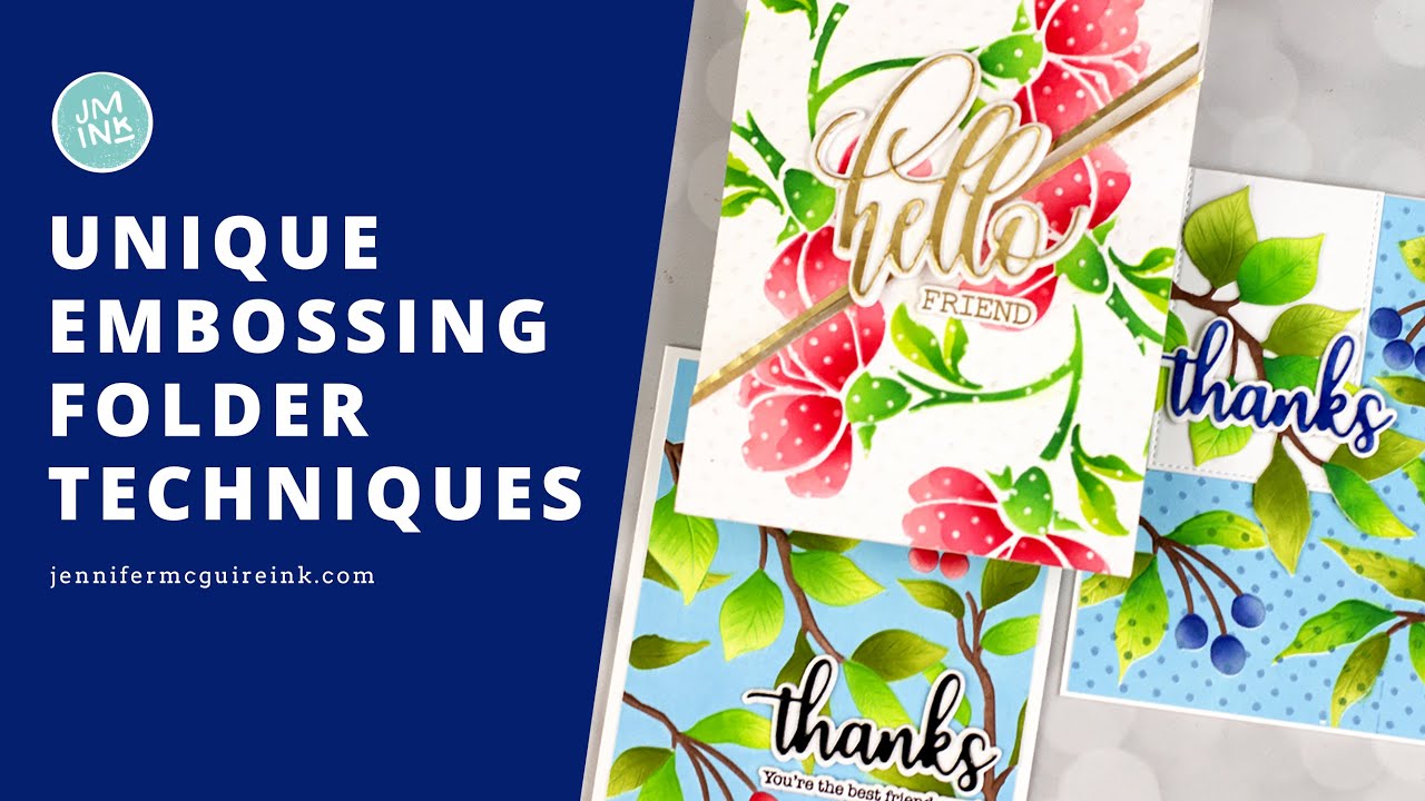 Unique Embossing Folder Techniques