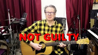 NOT GUILTY (George Harrison) - How to play the guitars.