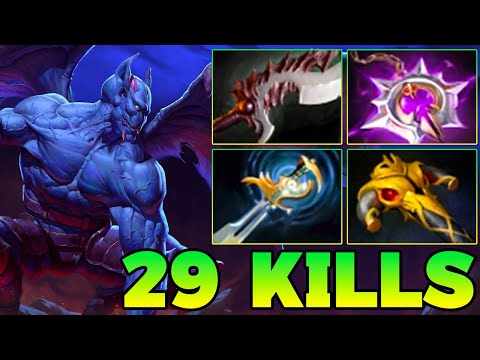 Ultra Kills + 27 Kills Night Stalker ! Night Stalker Dota 2 Safelane Carry Build Gameplay Guide 7.40