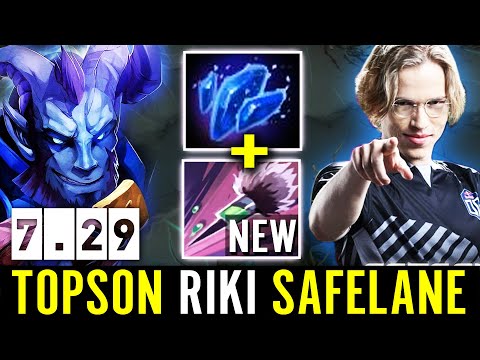 TOPSON [Riki Safelane] 7.29 New Sleep Dart UPGRADE! 4sec Sleep 200 DMG Wake Up Imba Dota 2 Pro Guide