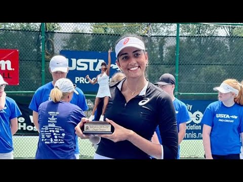 Karman Kaur Thandi wins second ITF W60 title