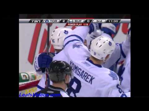 Maple Leafs @ Sabres - Joey Crabb Scores a Beauty Shorthanded- 110216