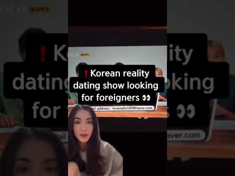 Korean dating show wants foreigners?👀💞