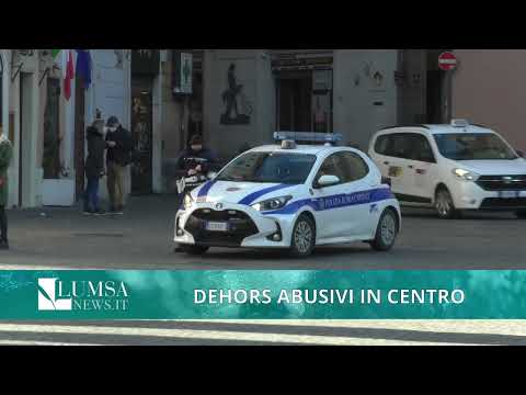 Dehors abusivi in centro a Roma