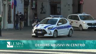 Dehors abusivi in centro a Roma Dehors abusivi in centro a Roma