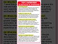TOP 5 INTERVIEW QUESTIONS & ANSWERS! (How to ANSWER COMMON INTERVIEW QUESTIONS!) #jobinterview