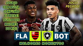 JOGO PEGADO | Flamengo x Botafogo | Melhores Momentos | Brasileirão 2025