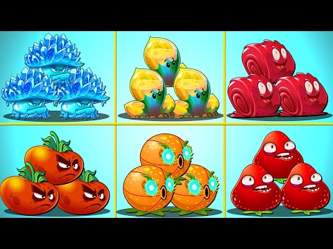 Random 6 Plants OLD & NEW *3 Battlez - Who Will Win? - PvZ 2 Plant vs Plant