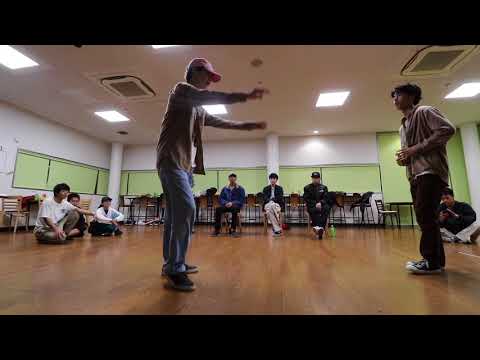 SBS vol 0 solo freestyle battle best 8 みずき vs だいき