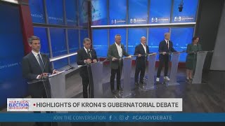 Sparks fly between candidates at gubernatorial debate