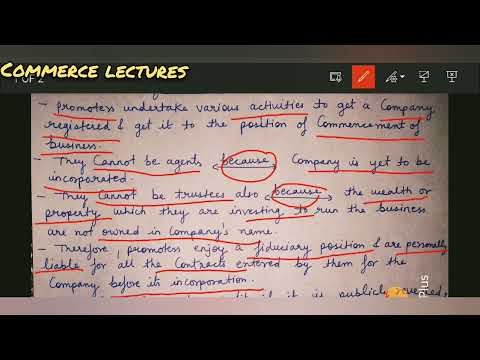 formation of a company promotion stage promoter functions of promoter class 11 bst notes