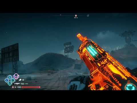 Rage 2 | Doom-Bringer-Waffenskins bei Nacht | Pulsierend