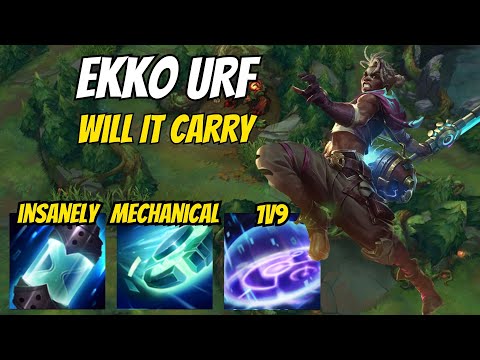 INSANE Mechanical Ekko URF 1v9!! Will It Carry