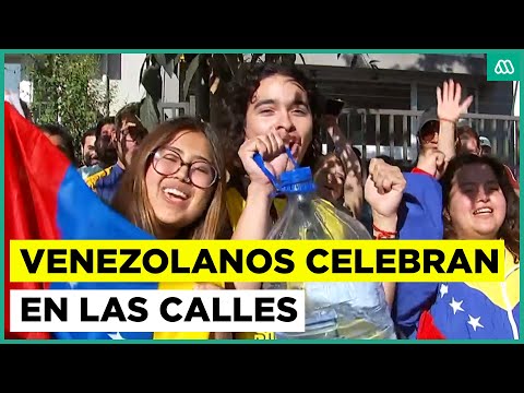 "Donald Trump nos liberó": Venezolanos en Chile continúan celebrando captura de Maduro en las calles