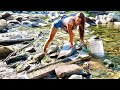 I M Still A Gold Digger Living In A Truck Camper Gold Prospecting With Sluice Box Truck Camping
