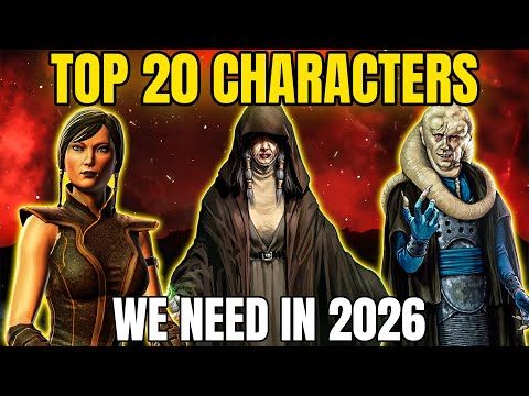 Top 20 Characters We Need in 2026 for SWGOH!!