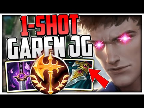 How to Play Garen Jungle & CARRY LOW ELO + 1 SHOT BUILD/RUNES | Garen Guide S11 League of Legends