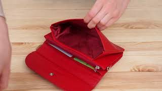 Клатч из кожи женский ST Leather 19321 красный