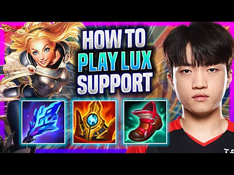 LEARN HOW TO PLAY LUX SUPPORT LIKE A PRO! - T1 Keria Plays Lux Support vs Nautilus! | Preseason 2023