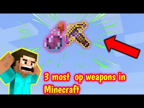 Top 3 best weapons for PvP in Minecraft.