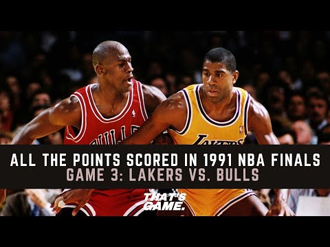 1991 NBA Finals | Game 3 | Los Angeles Lakers vs. Chicago Bulls | All The Points
