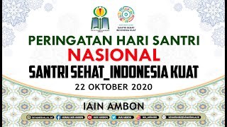 UPACARA HARI SANTRI NASIONAL IAIN AMBON VIRTUAL ZOOM