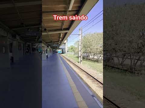 TREM SAINDO DE JANDIRA PRA ITAPEVI,,, SÃO PAULO..BORA VER